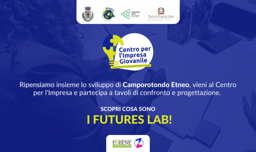 Al Centro per l’Impresa Giovanile di Camporotondo Etneo sbarcano i Futures Lab: giovani, istituzioni e professionisti insieme per ripensare al futuro del territorio 